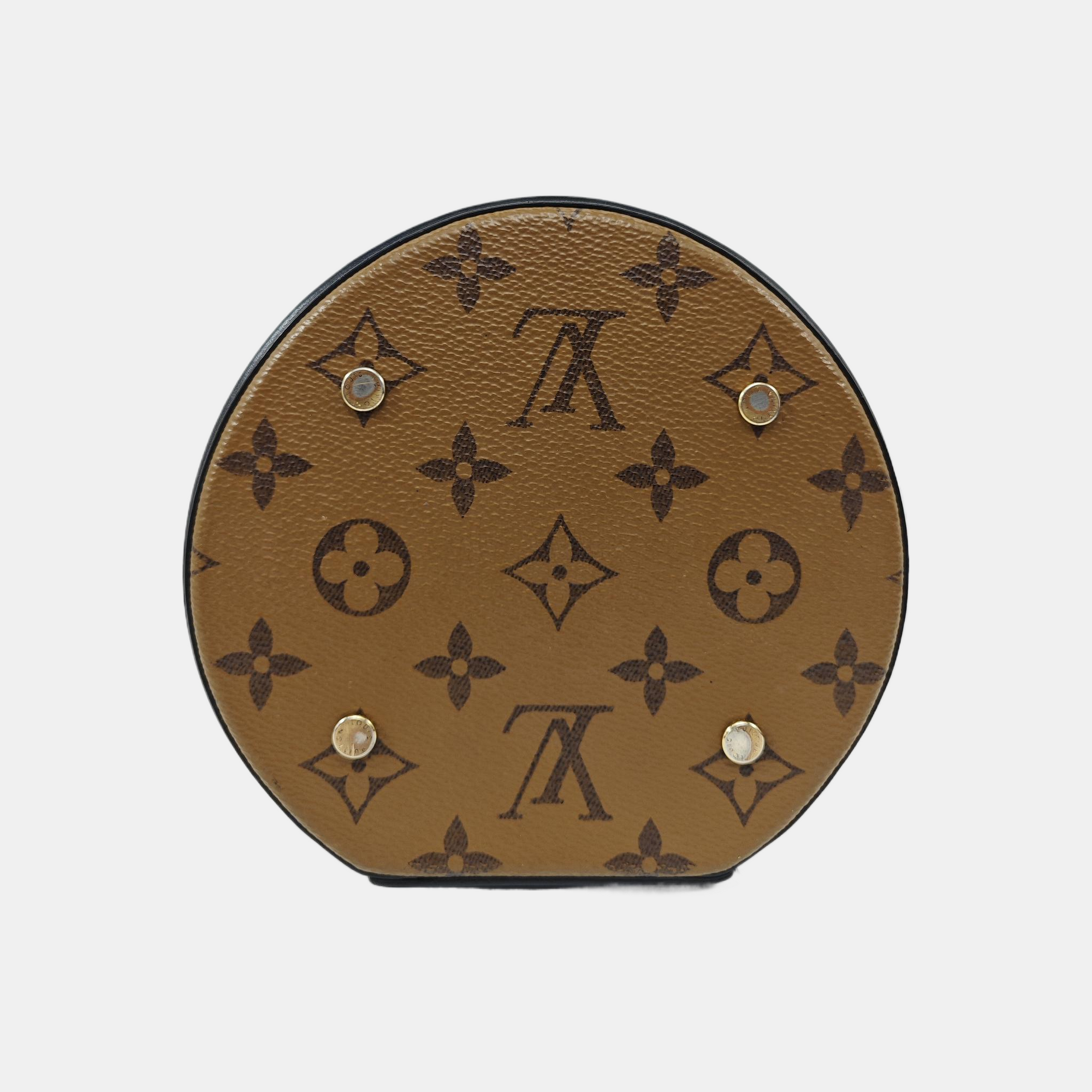CANNES PM Monogram Coated Canvas Brown