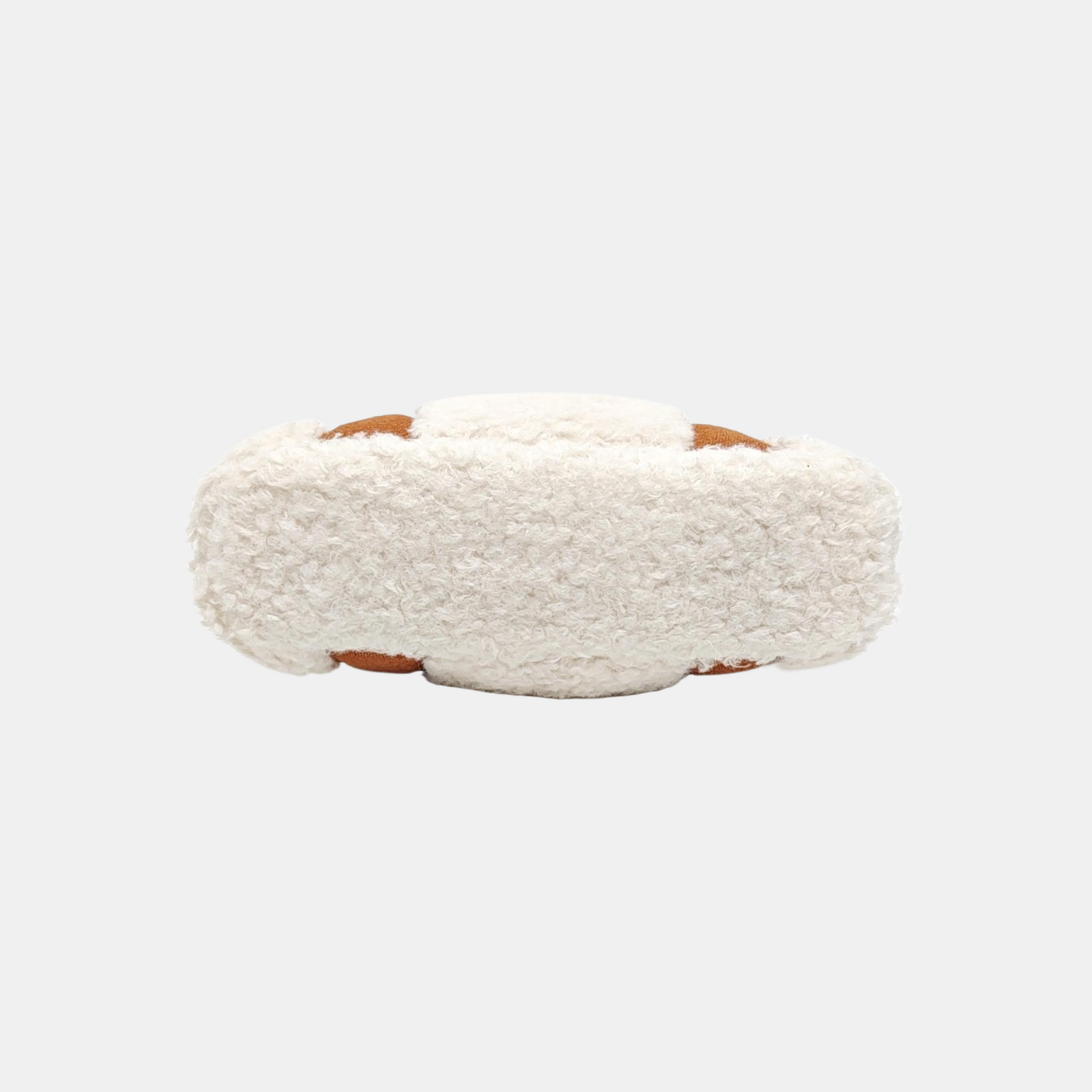 Fabric Shoulder Bag White