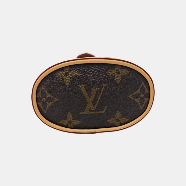FOLD ME Monogram Coated Canvas Brown