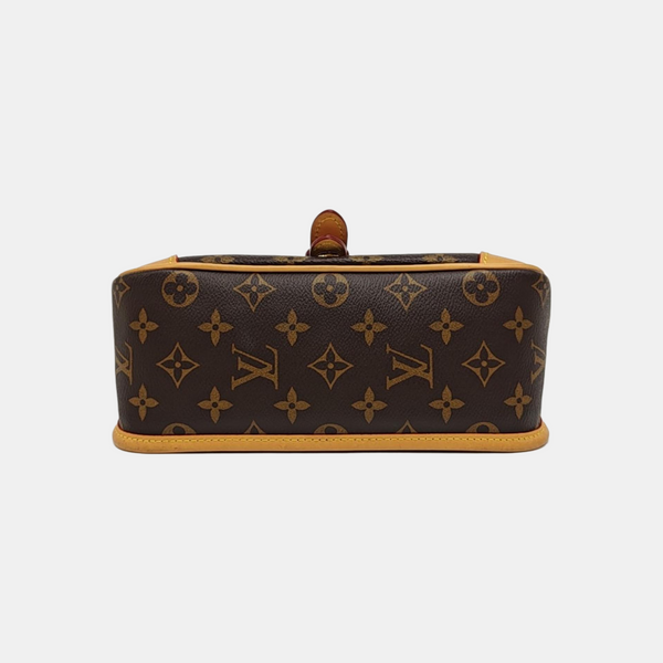 DIANE Monogram Coated Canvas Brown