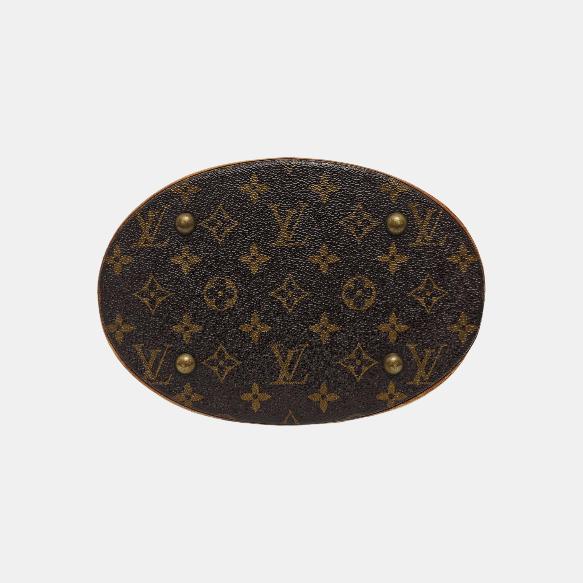 BUCKET PM Monogram Coated Canvas Brown