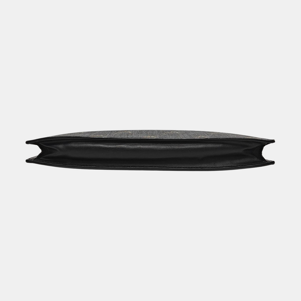 GG Supreme Monogram Coated Canvas Black