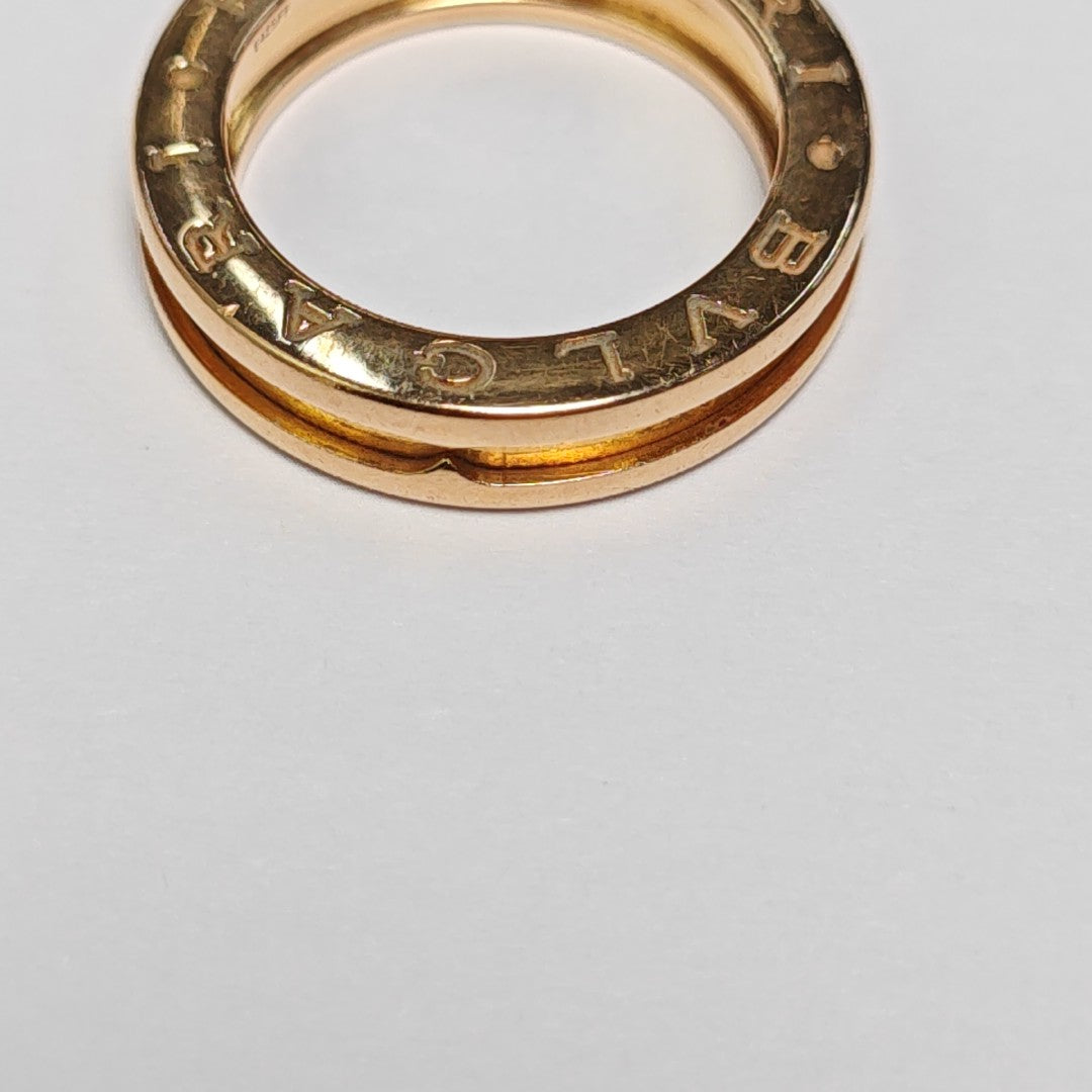 B.ZERO1 18k Rose Gold Ring EU 50