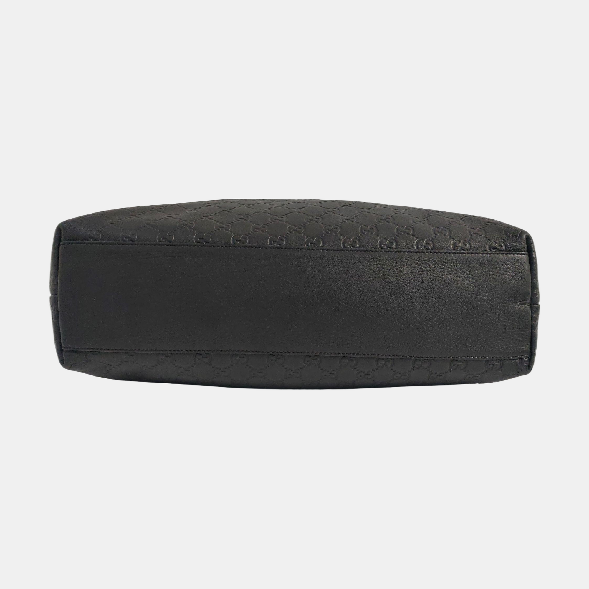 GG Imprime Monogram Calfskin Black