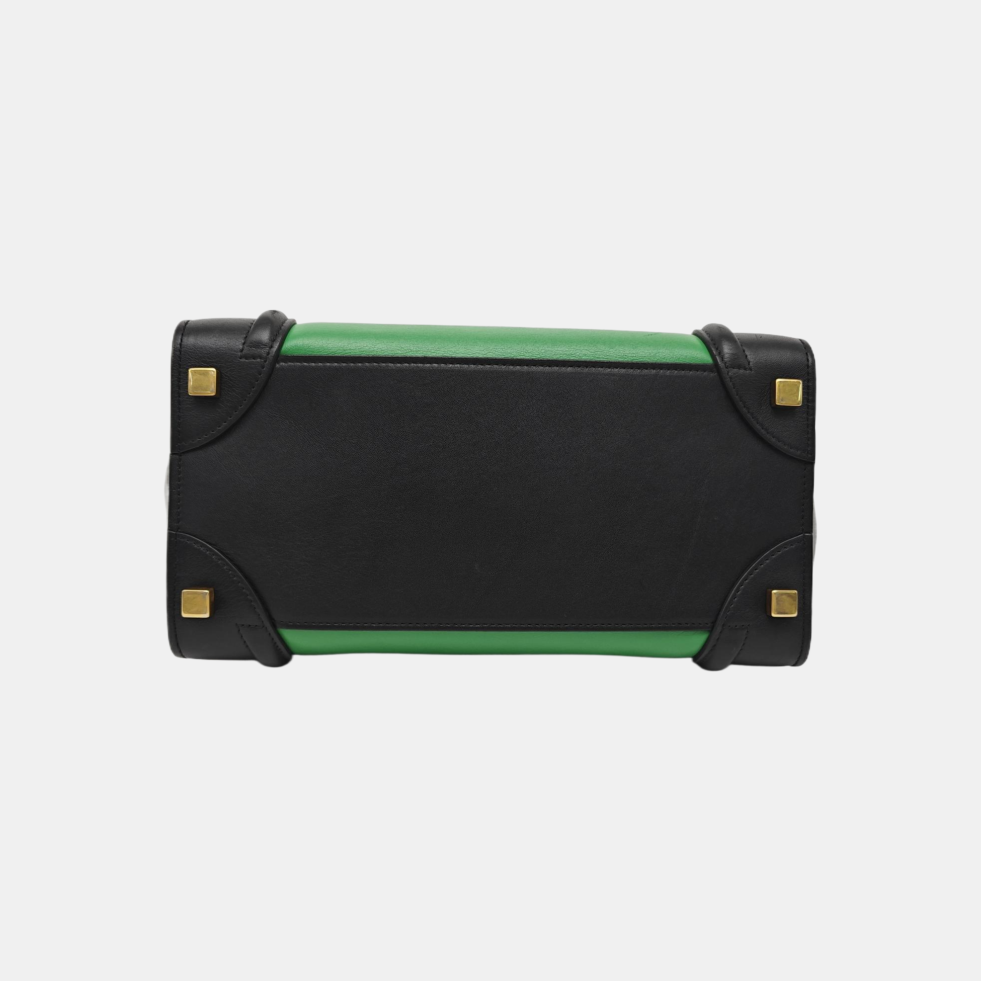 LUGGAGE Micro Calfskin Green