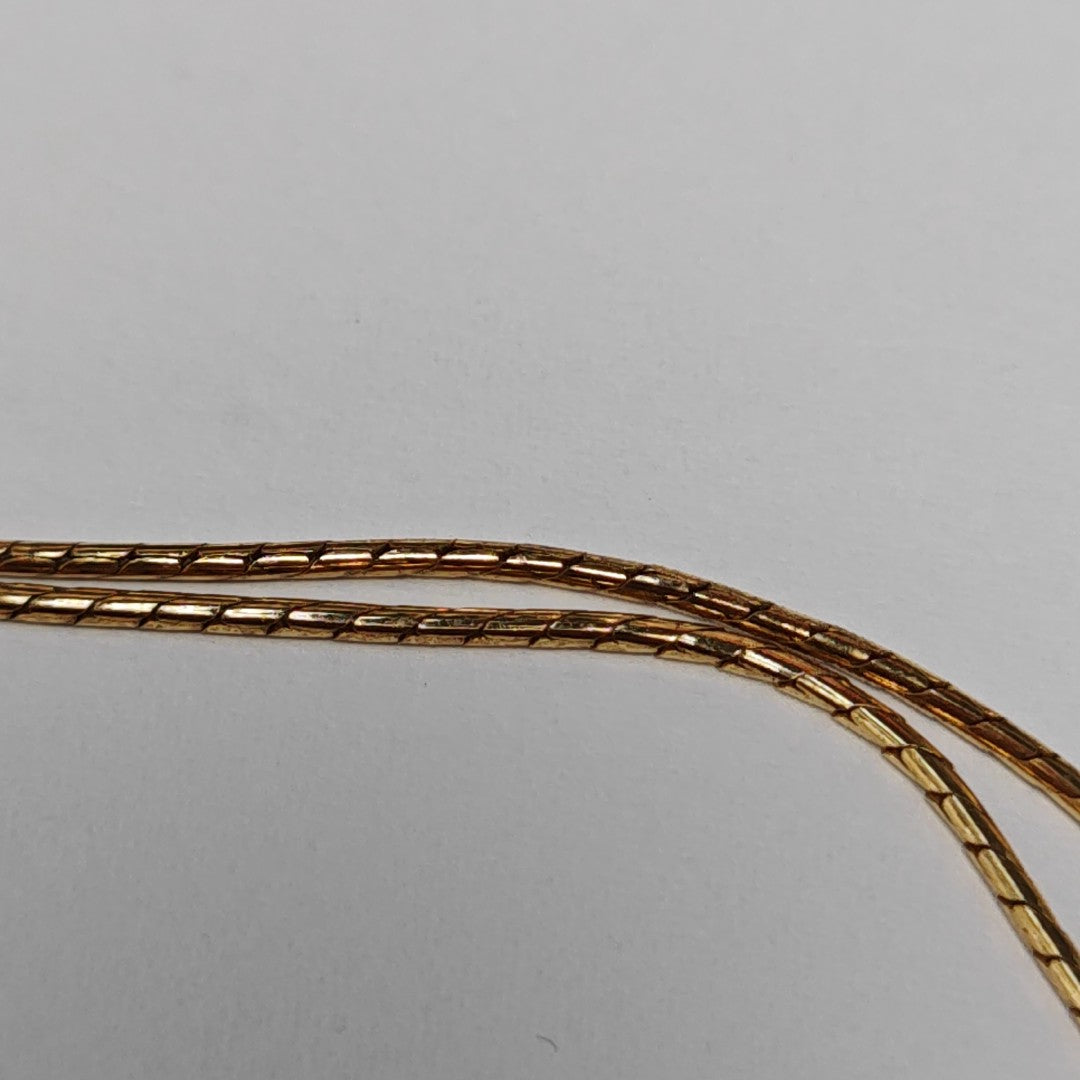 G Link Metal Gold Necklace
