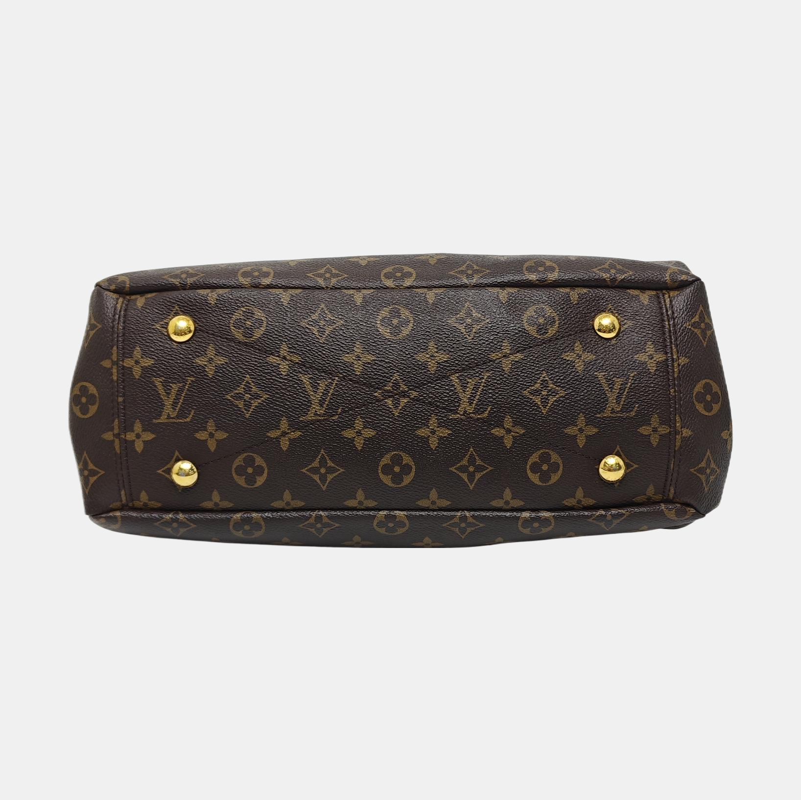 PALLAS Monogram Coated Canvas Brown