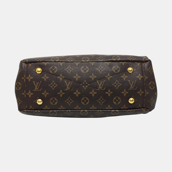 PALLAS Monogram Coated Canvas Brown
