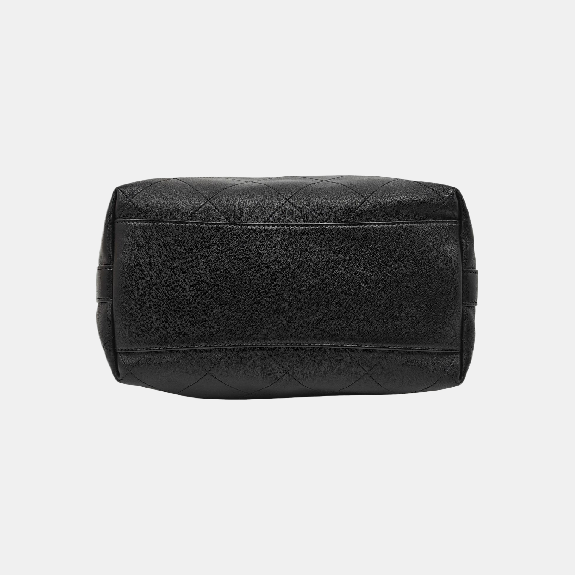 Quilted Lambskin Black