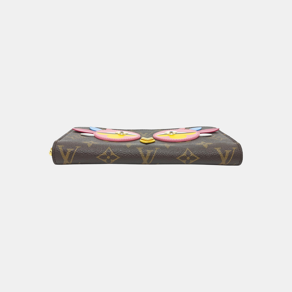 FÉLICIE Monogram Coated Canvas Brown Wallet