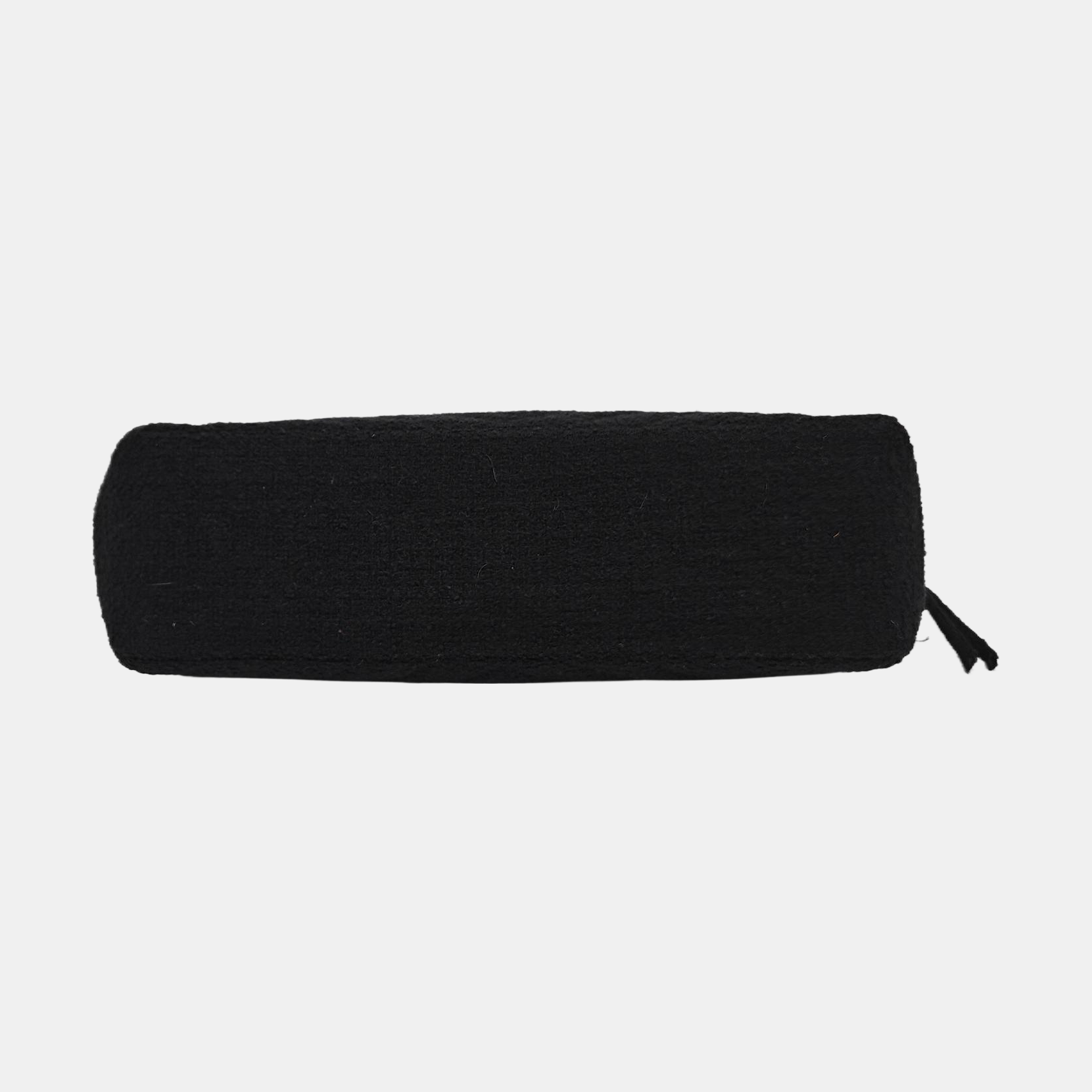 JUST MADEMOISELLE Medium Chevron Terry Cloth Black