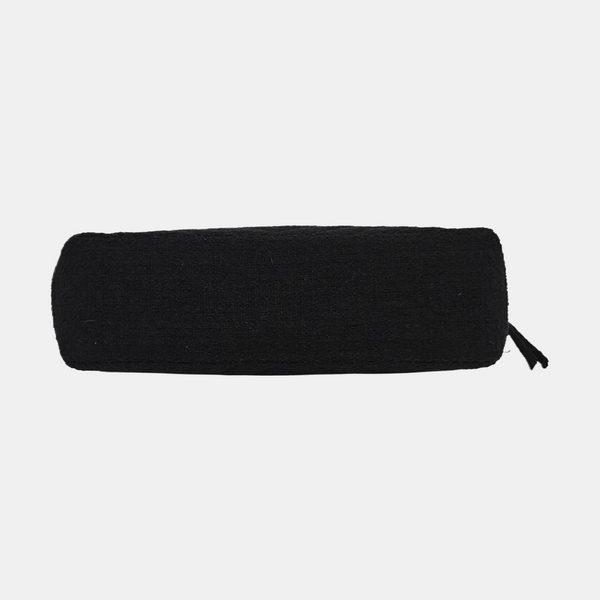 JUST MADEMOISELLE Medium Chevron Terry Cloth Black