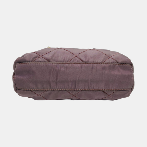 Quilted Nylon Purple