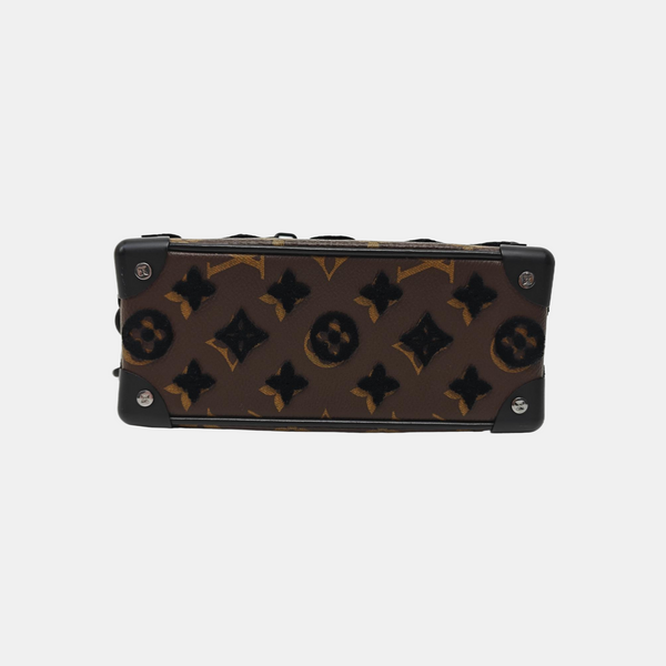 SOFT TRUNK Mini Monogram Coated Canvas Brown