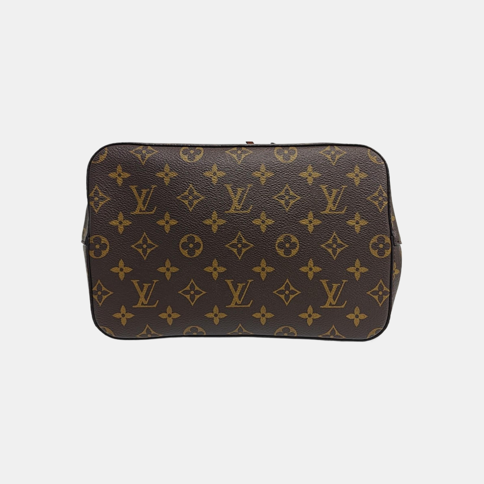 NÉONOÉ MM Monogram Coated Canvas Brown