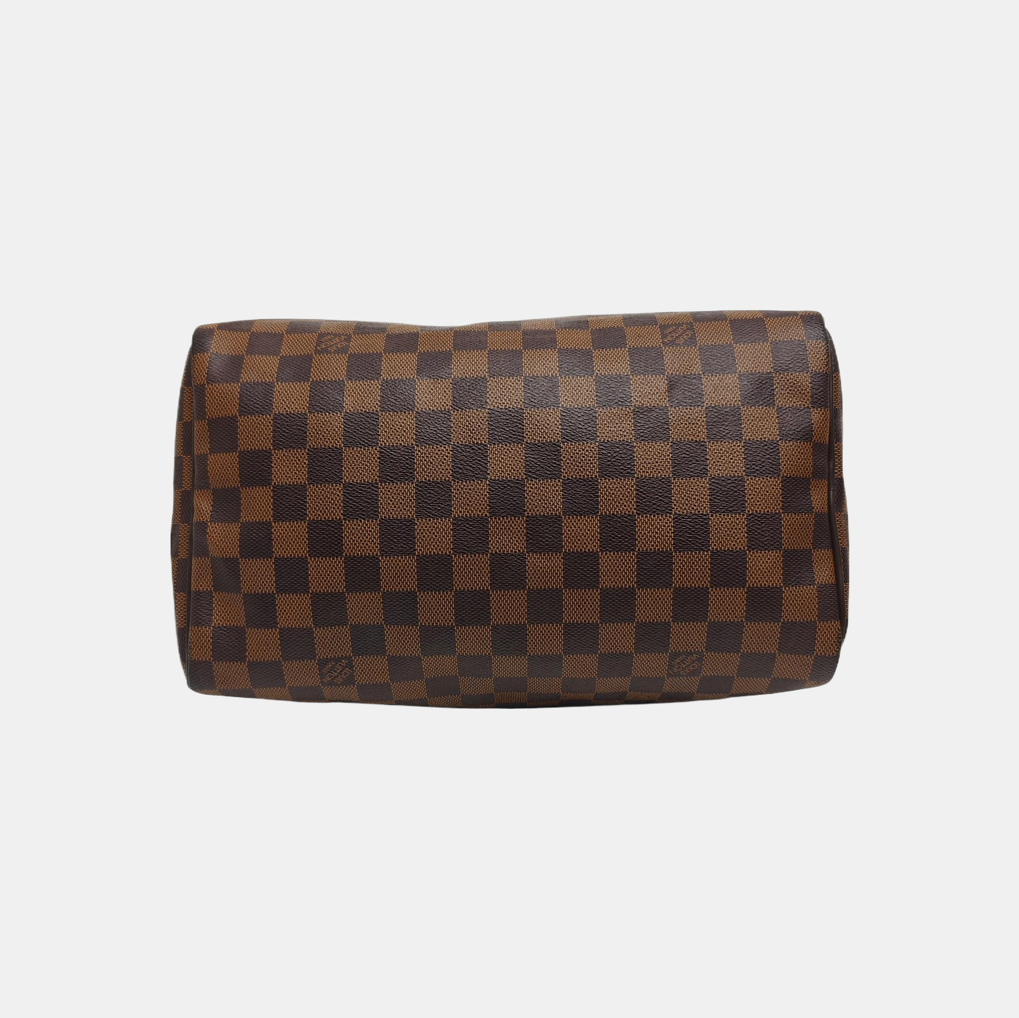 SPEEDY 30 Damier Ebene Coated Canvas Brown