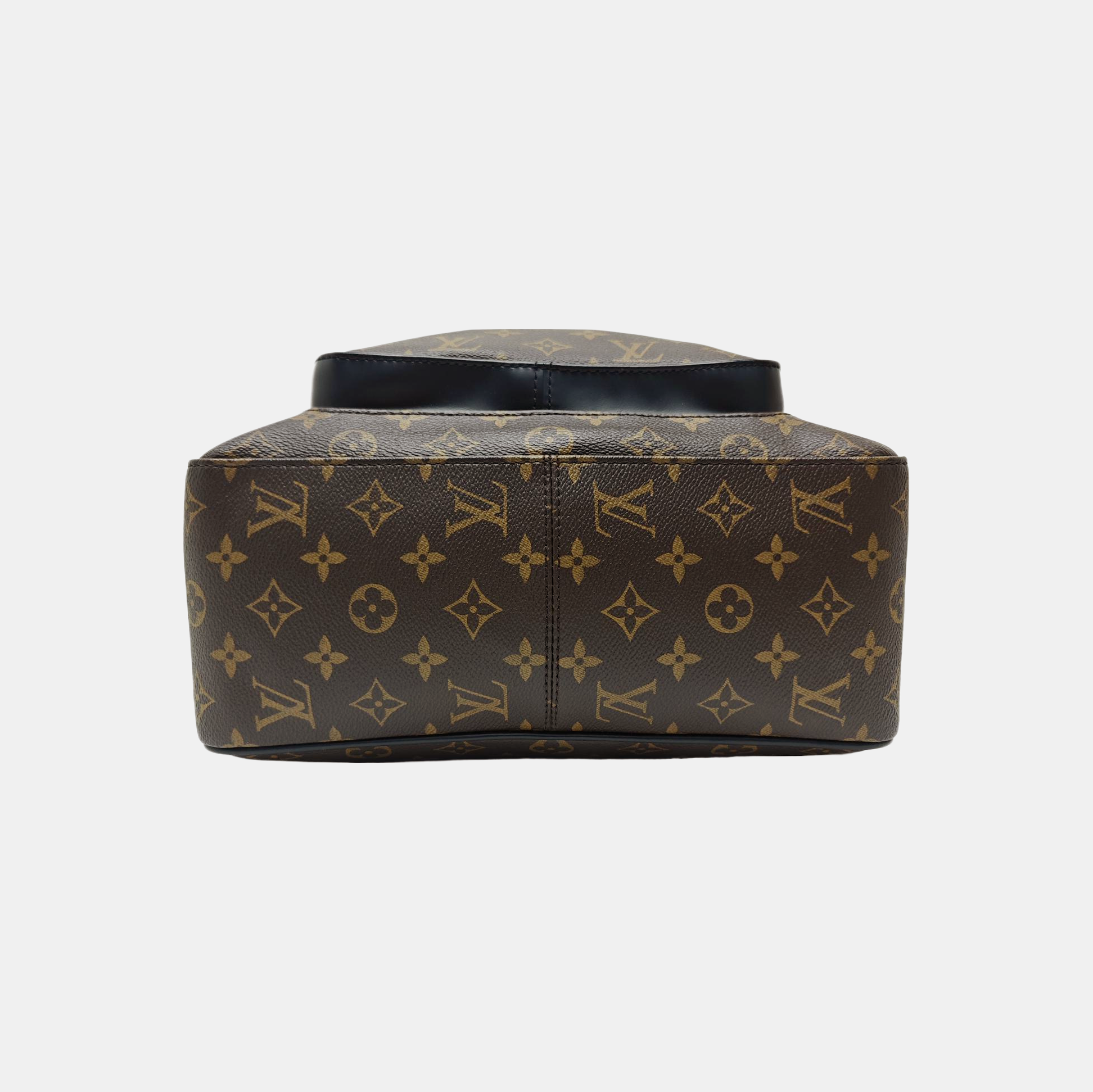JOSH Monogram Coated Canvas Brown