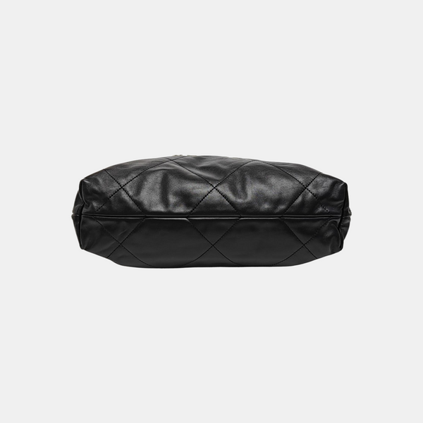 CHANEL 22 Small Quilted Calfskin Black