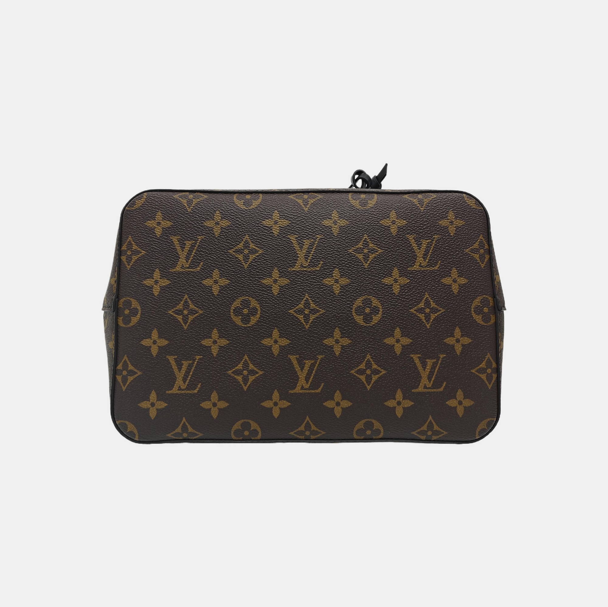 NÉONOÉ MM Monogram Coated Canvas Brown