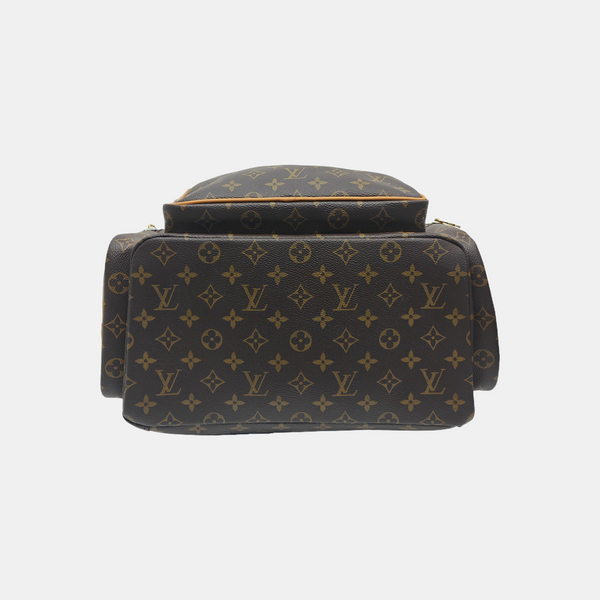 TRIO Monogram Coated Canvas Brown