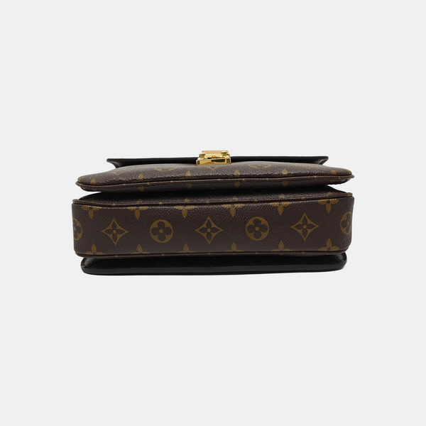 MÉTIS MM Monogram Coated Canvas Brown
