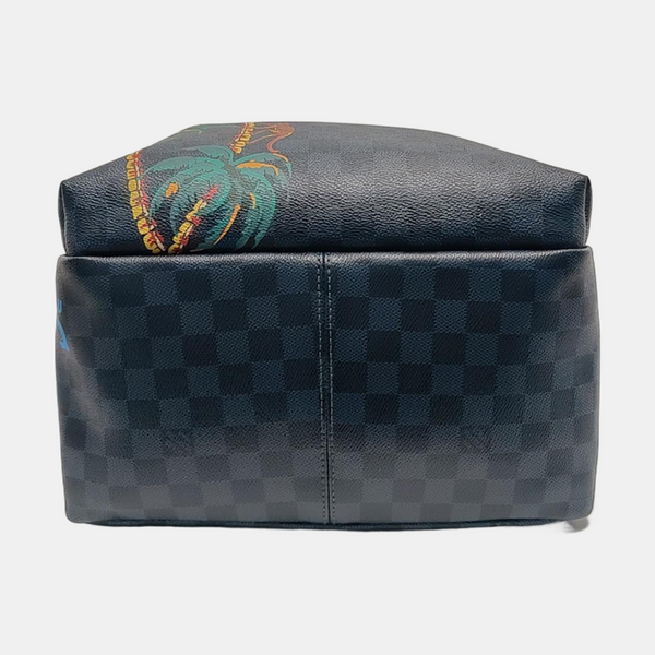 APOLLO Damier Coated Canvas Blue