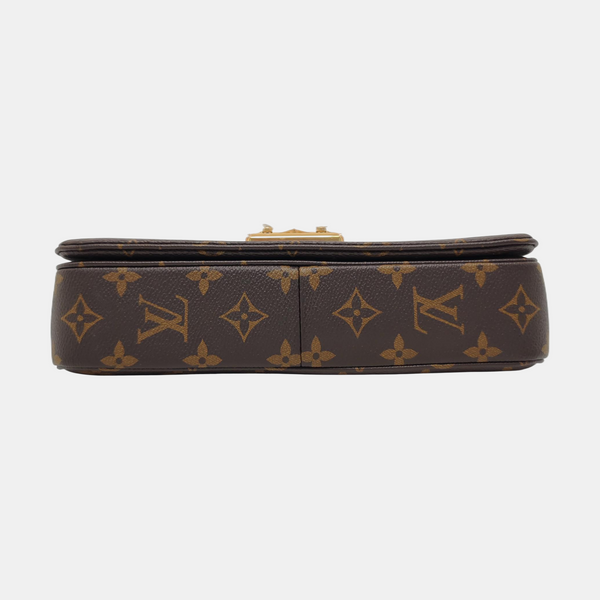 MARCEAU Monogram Coated Canvas Brown