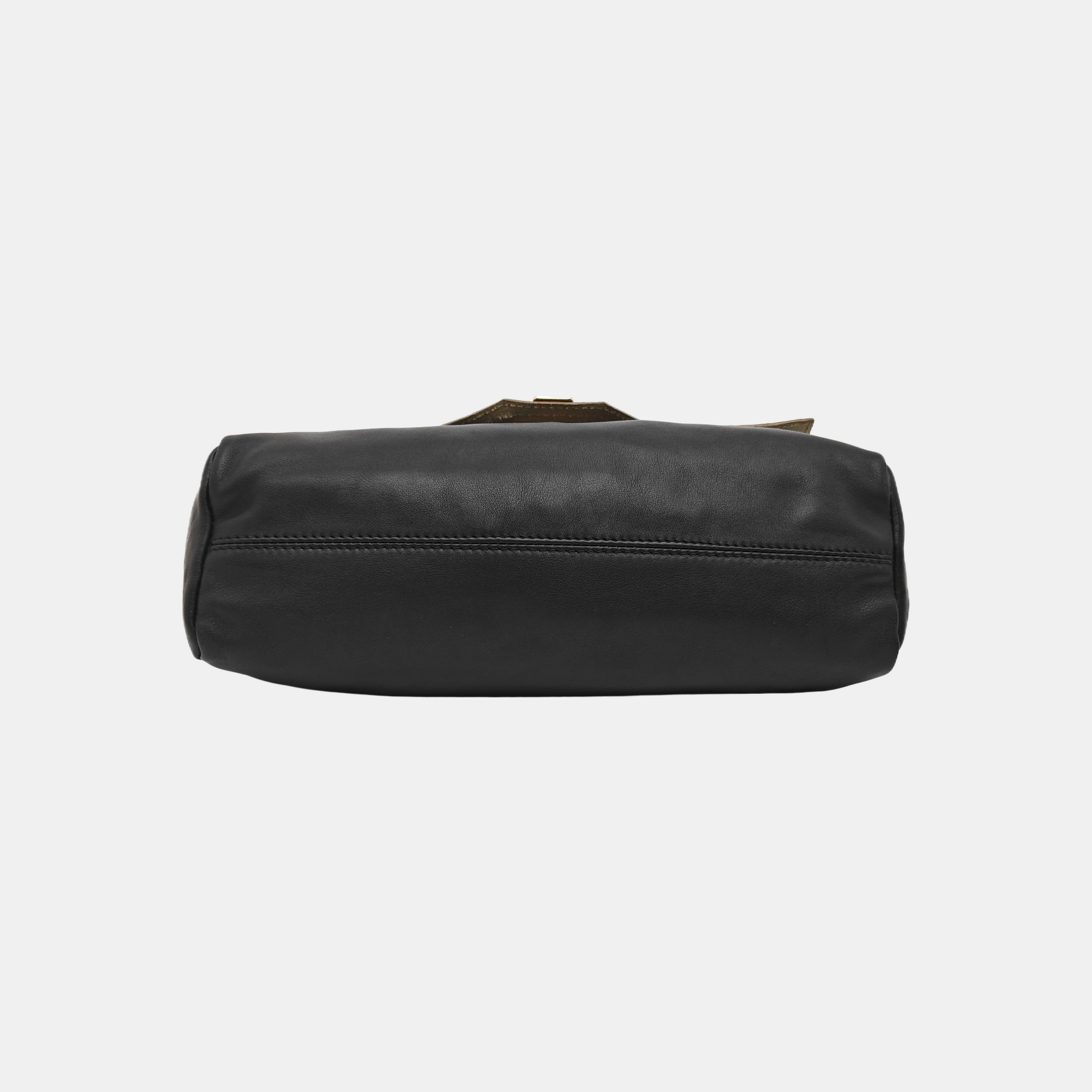 Leather Shoulder Bag Beige