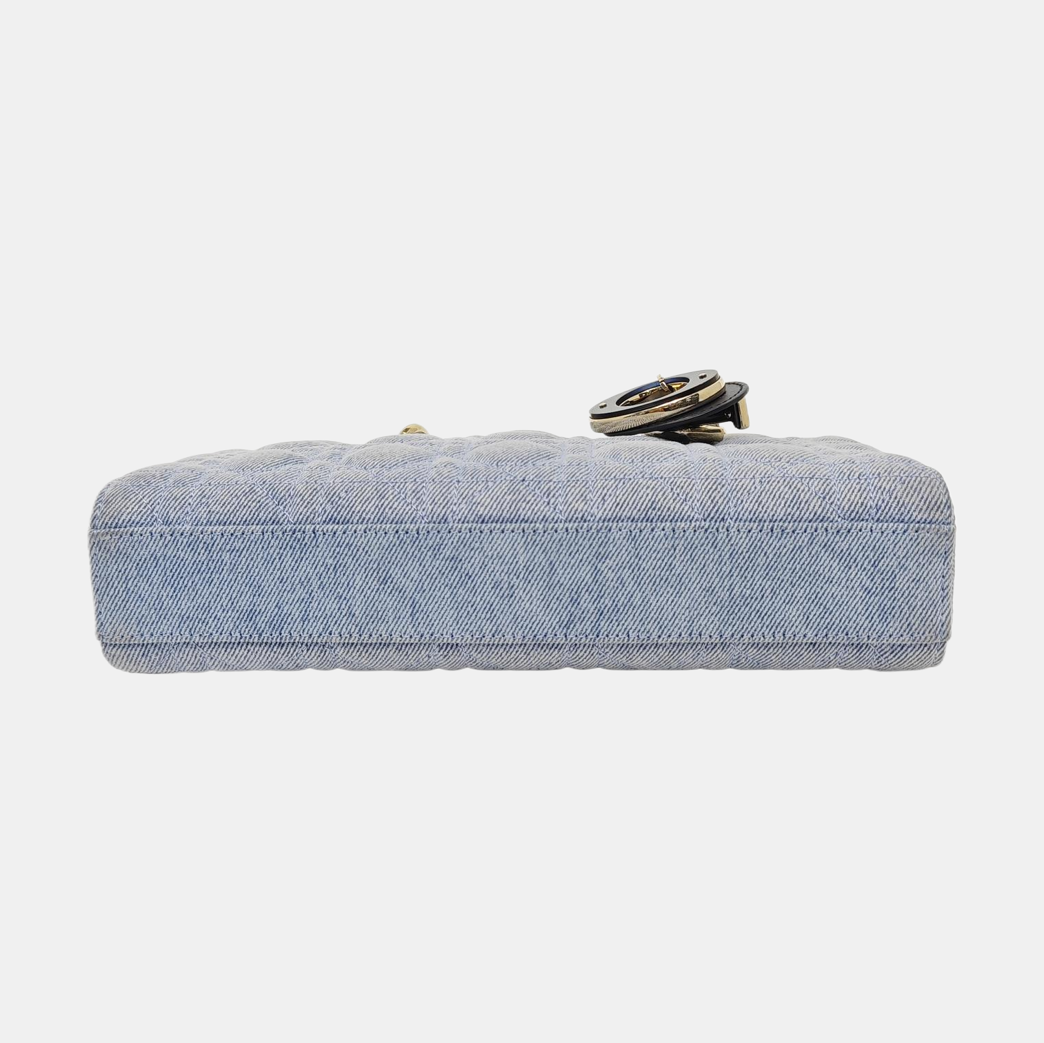 Lady D-Joy mediana Cannage azul denim