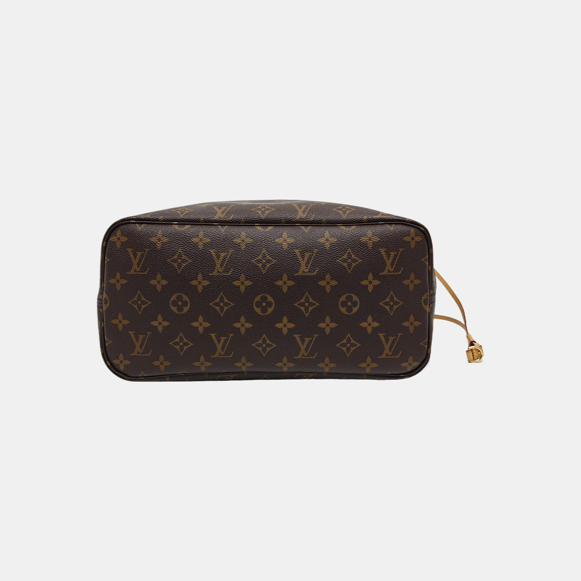 NEVERFULL MM Monogram Coated Canvas Brown