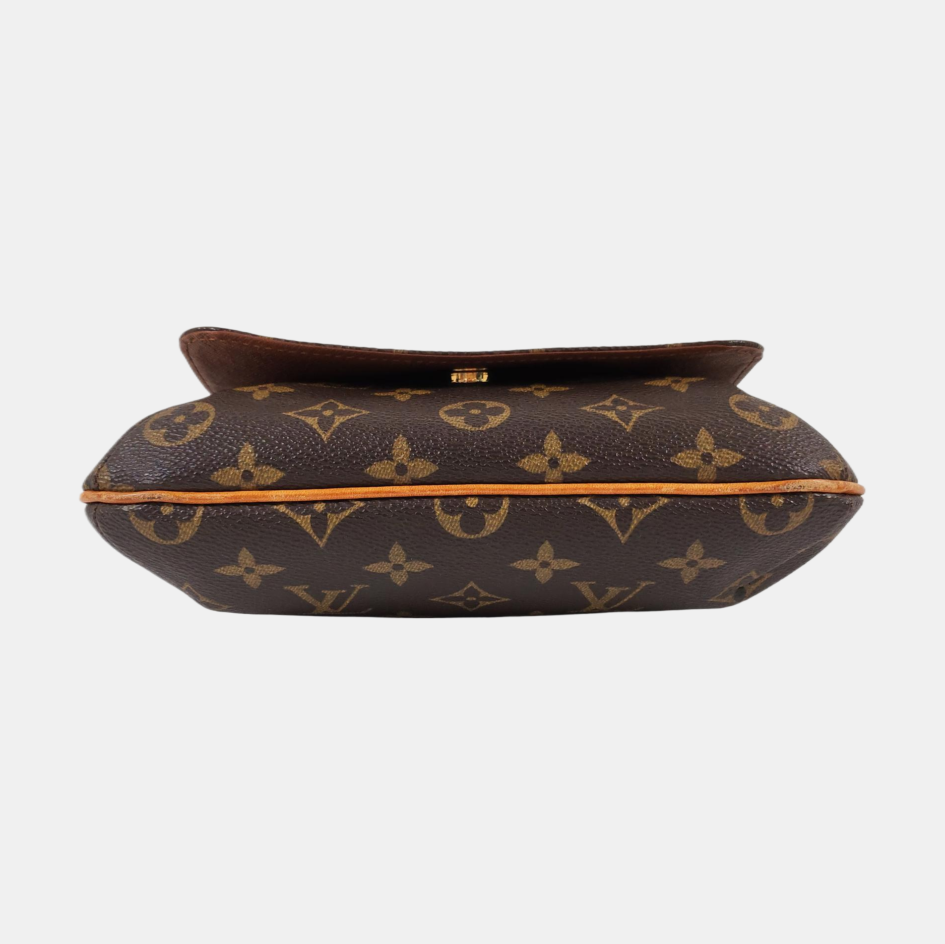 MUSETTE TANGO PM Lona recubierta Monogram marrón