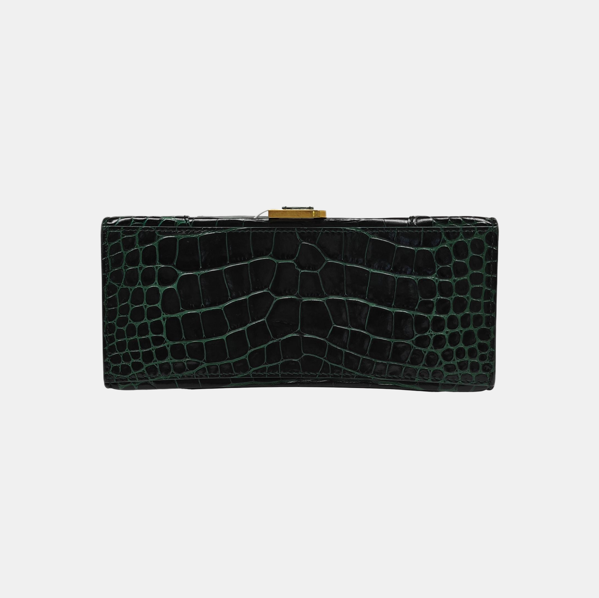 Hourglass S Calfskin Green