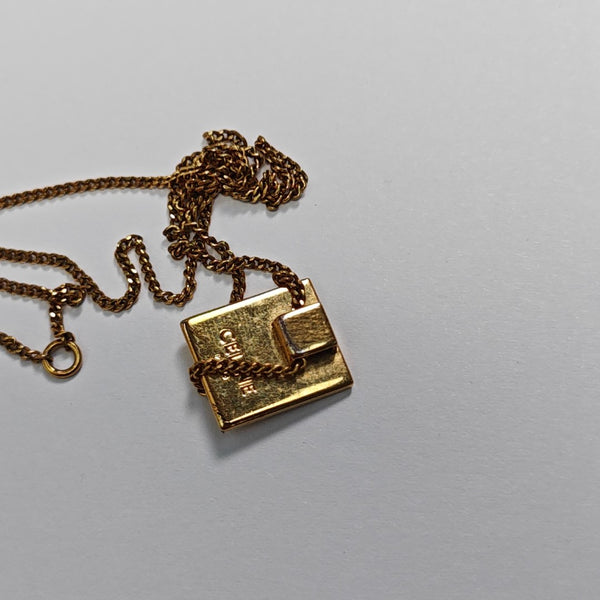 ALPHABET Brass Gold Necklace