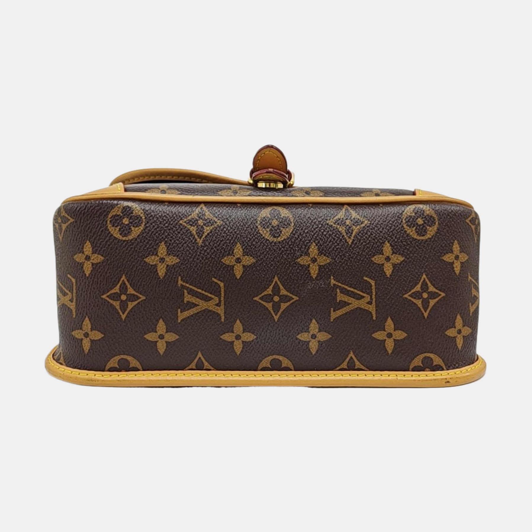 DIANE Monogram Coated Canvas Brown