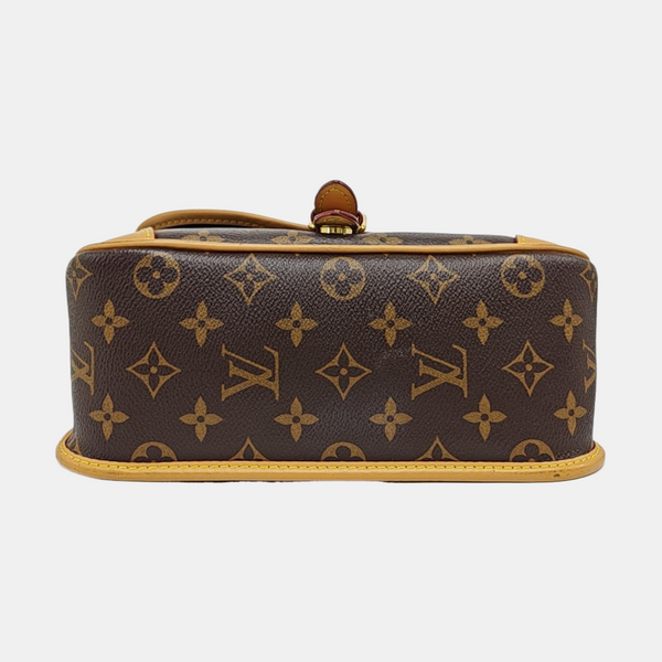 DIANE Monogram Coated Canvas Brown