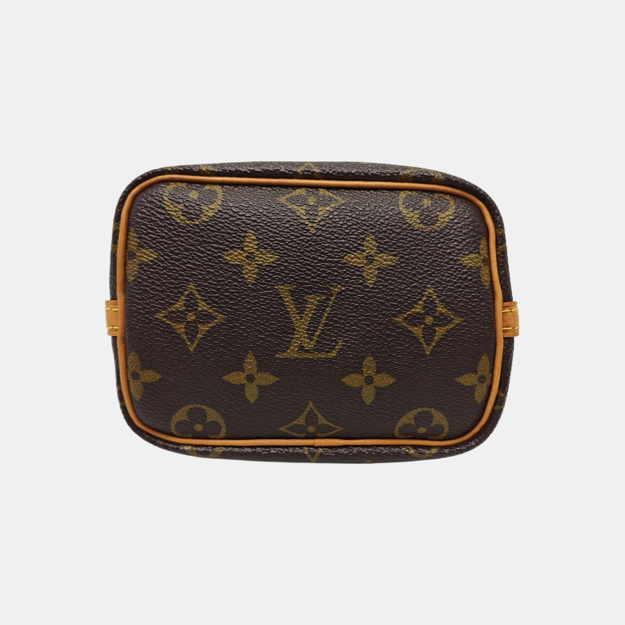 NÉONOÉ Nano Monogram Coated Canvas Brown