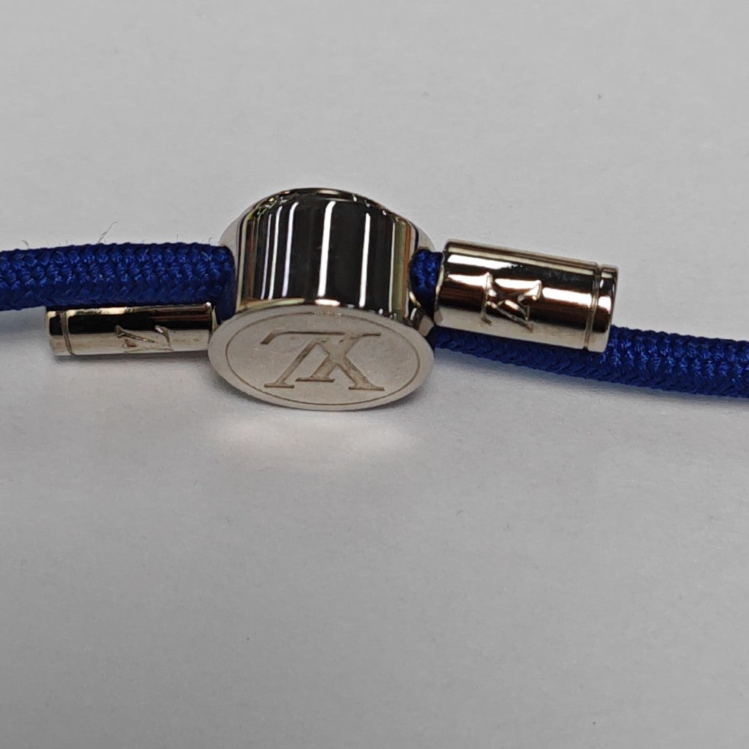 SPACE LV Fabric Blue Bracelet