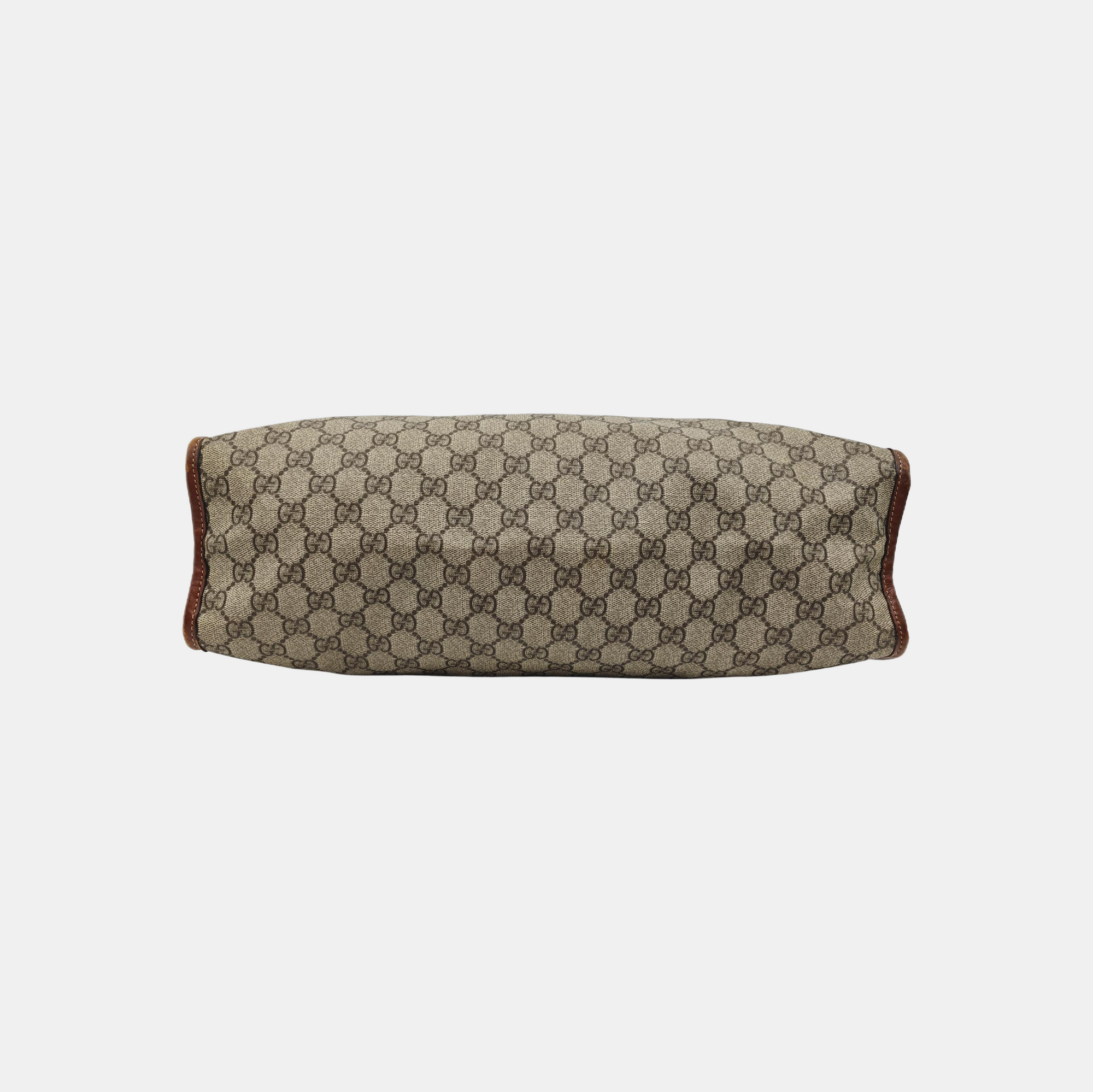 Monogram Coated Canvas Tote Bag Black