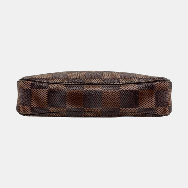 ACCESSOIRES Mini Damier Ebene Coated Canvas Brown