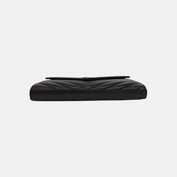 MONOGRAM Medium Chevron Calfskin Black