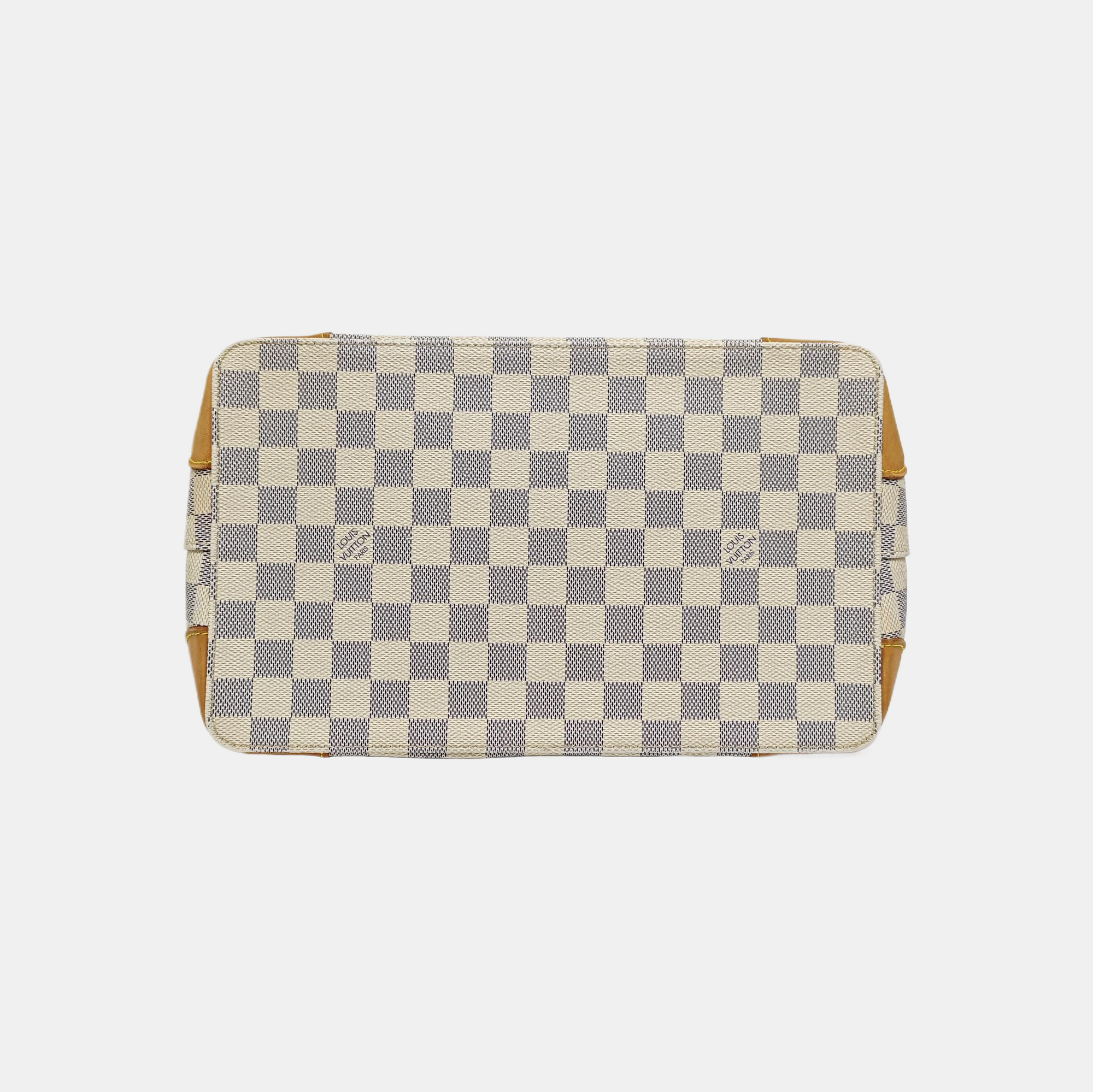 HAMPSTEAD PM Damier Azur Coated Canvas White