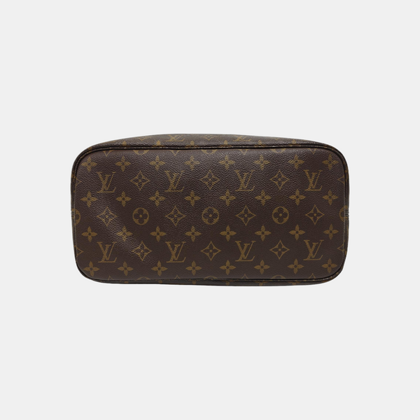 NEVERFULL MM Monogram Coated Canvas Brown
