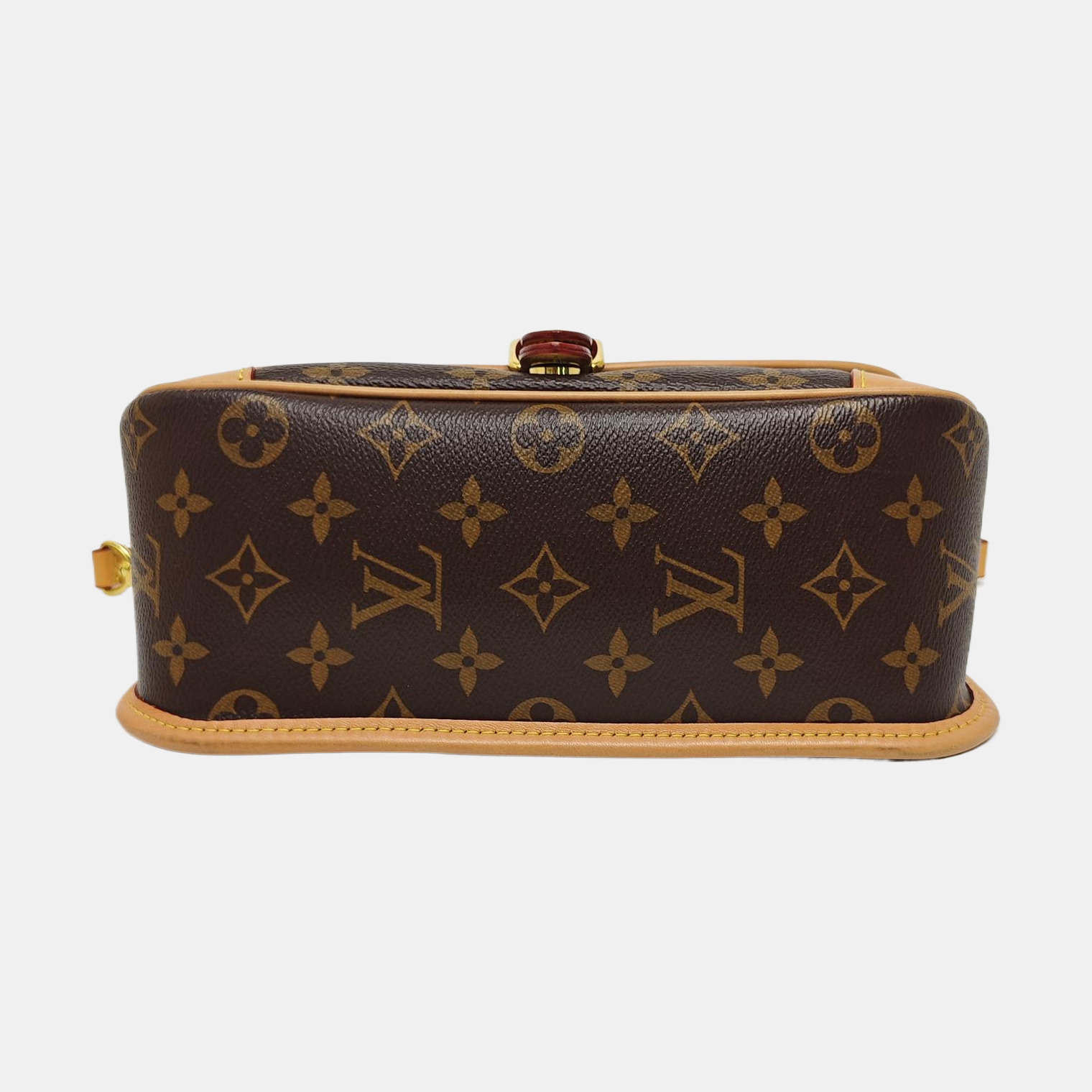 DIANE Monogram Coated Canvas Brown