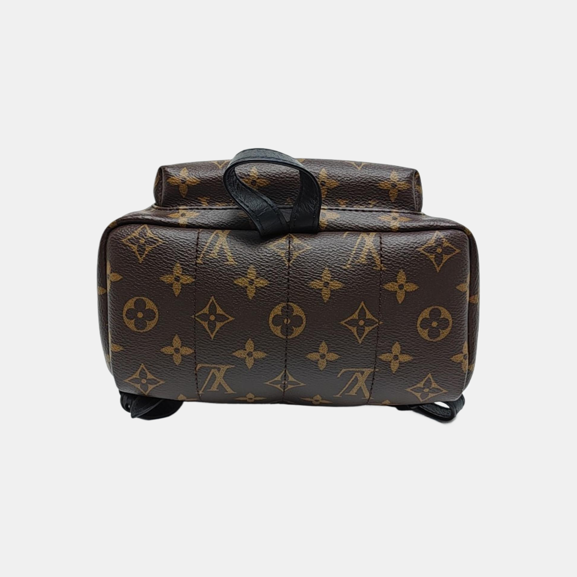 PALM SPRINGS PM Monogram Coated Canvas Brown