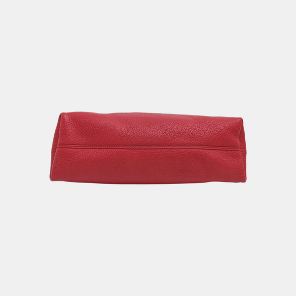 Calfskin Shoulder Bag Red