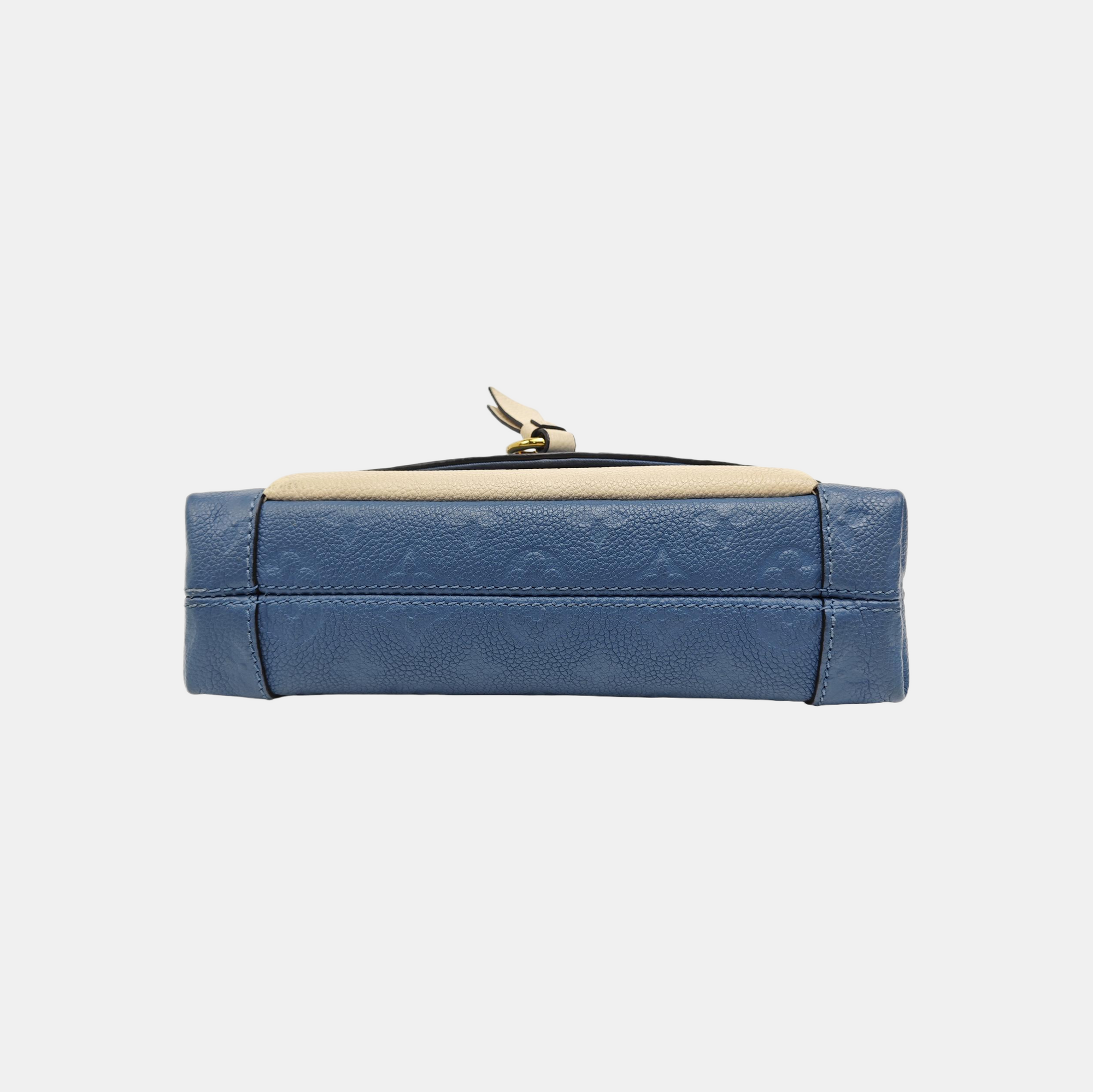 BLANCHE BB Monogram Calfskin Blue