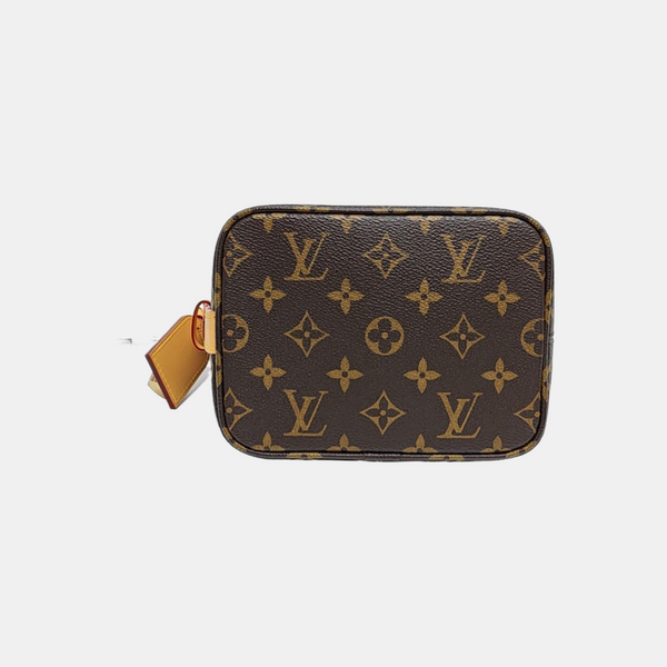 ALL IN BB Monogram Coated Canvas Brown