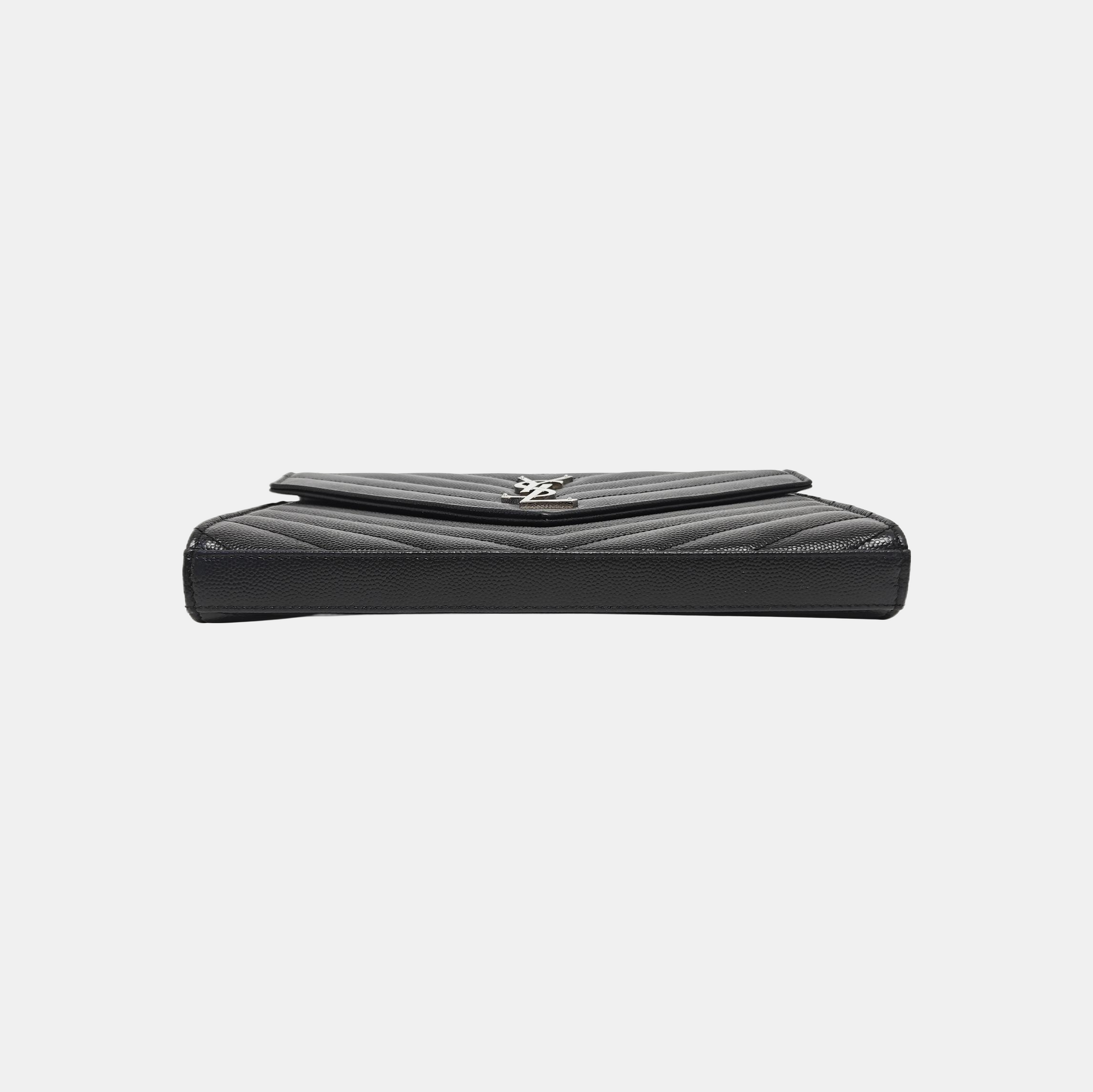MONOGRAM Medium Chevron Calfskin Black