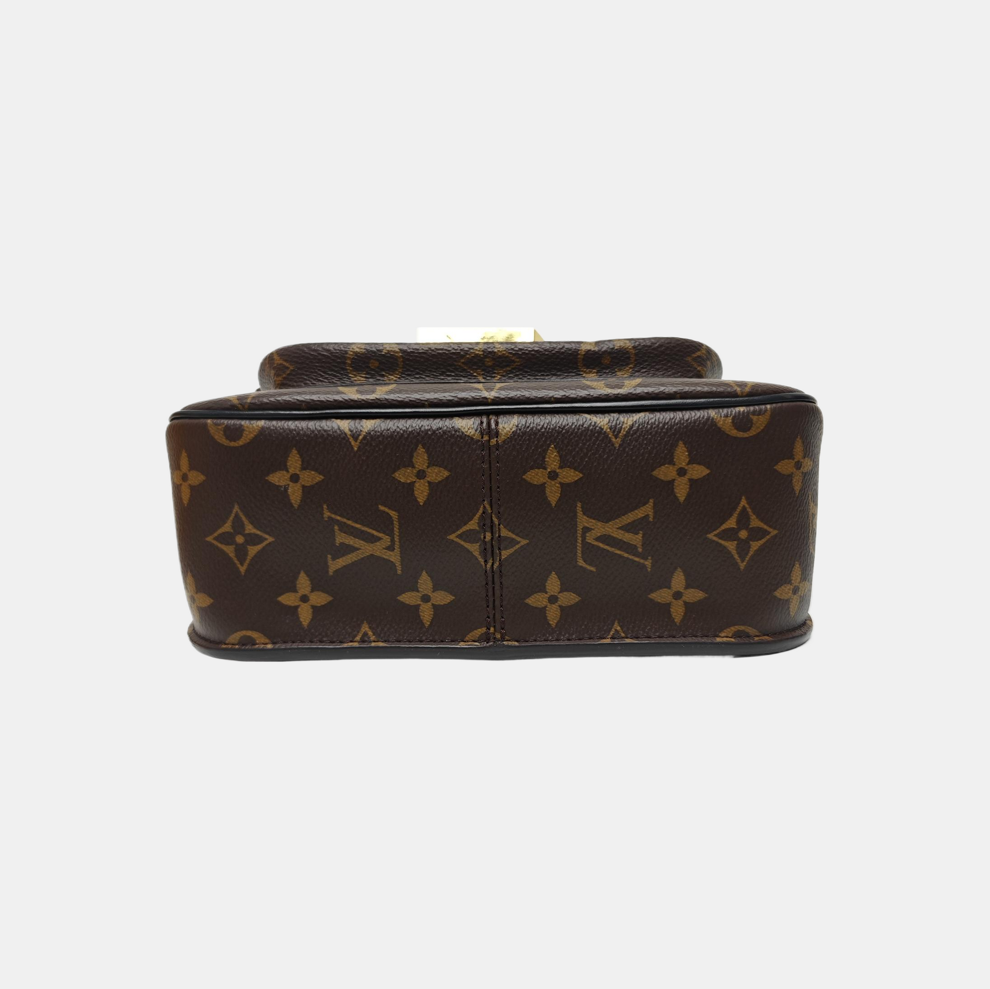 PASSY Monogram Coated Canvas Brown