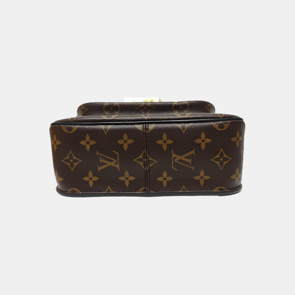 PASSY Monogram Coated Canvas Brown